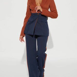 Two tone pantsuit
